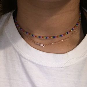 Seed bead chokers and anklets or bracelets